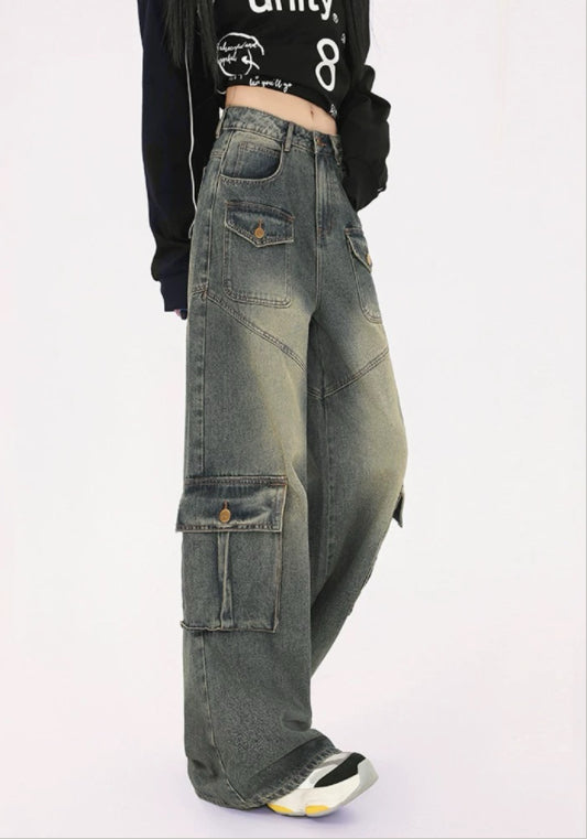 빈티지 워크웨어 데님 팬츠