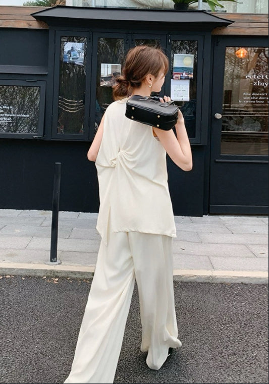 아이보리 베스트 투피스