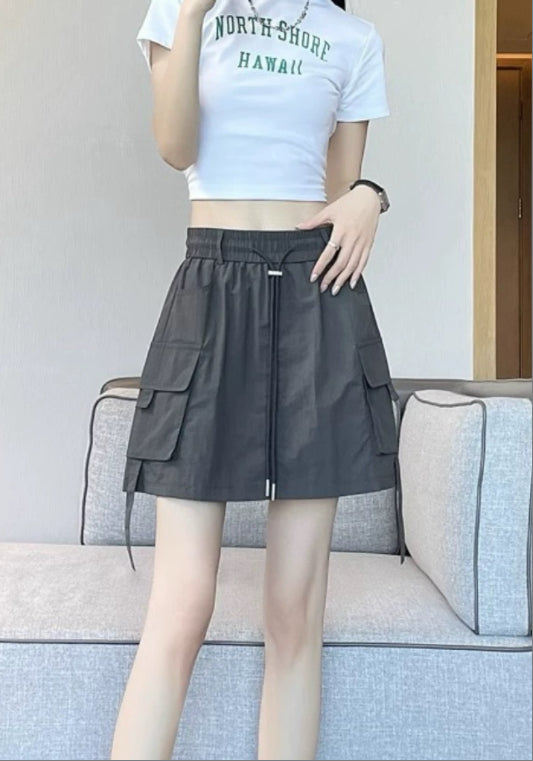 워크웨어 미니스커트