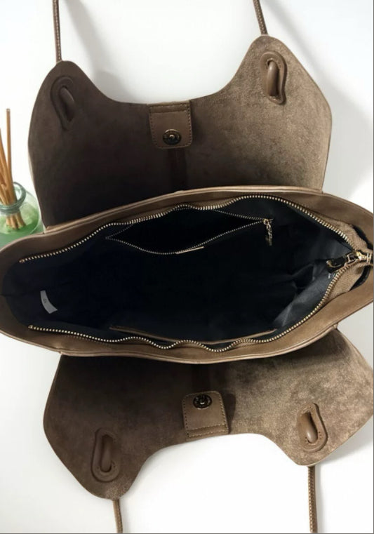 삼단 접이식 토트백