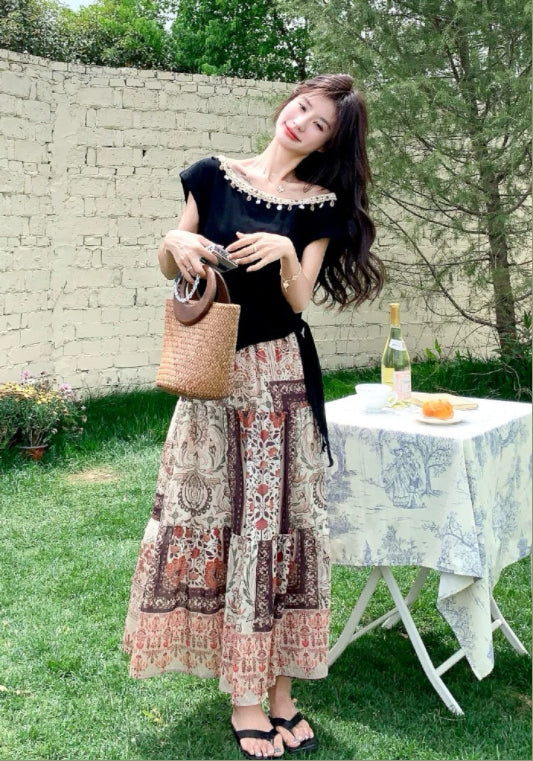 보헤미안 스타일 세트업
