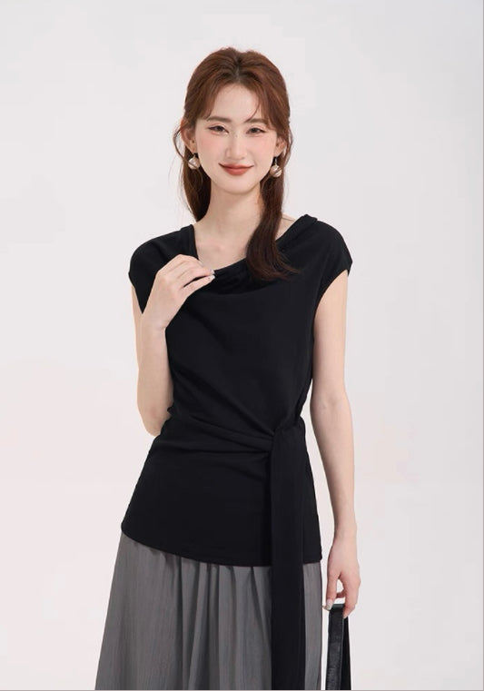 드레이프 허리 조절 탑