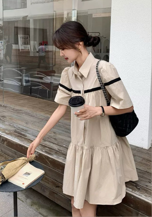 카키 원피스