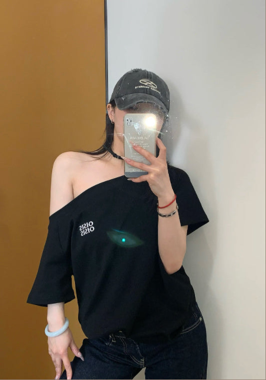 오프숄더 티셔츠