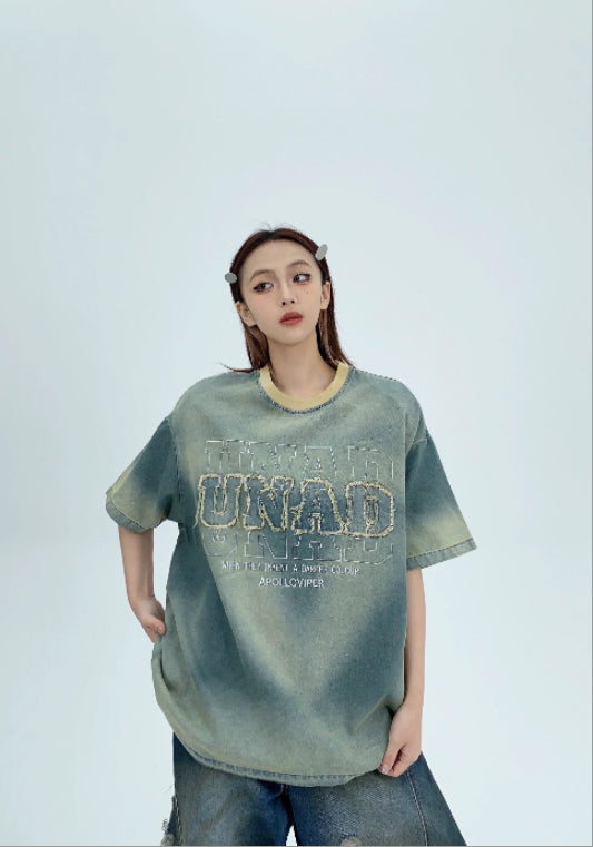 빈티지 타이다이 티셔츠