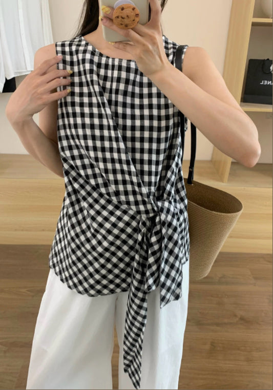 체크 허리 조절 베스트