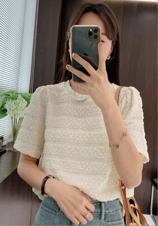 트위드 텍스처 상의