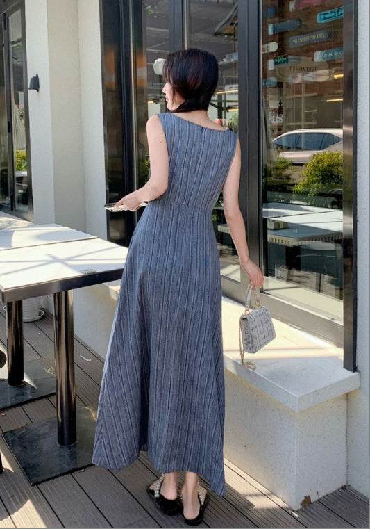 시스루 허리 조절 스커트