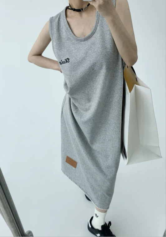 루즈핏 베스트 원피스
