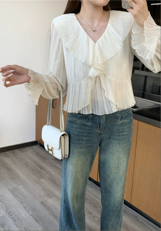 디자이너 스타일 텐셀 블라