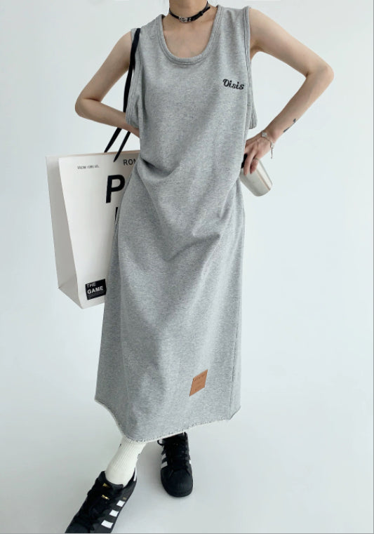 루즈핏 베스트 원피스