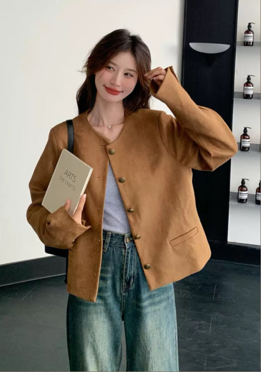 카키 자켓