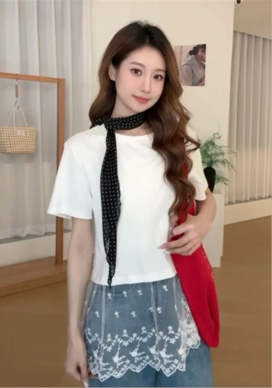 레이스 트리밍 탑