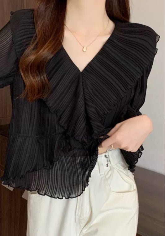 디자이너 스타일 텐셀 블라