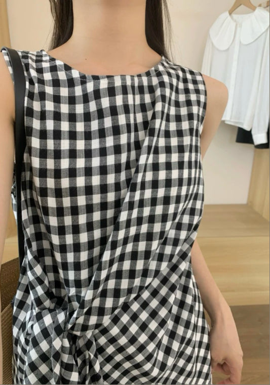 체크 허리 조절 베스트