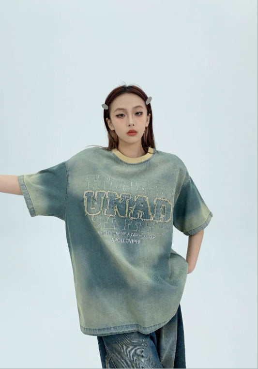 빈티지 타이다이 티셔츠