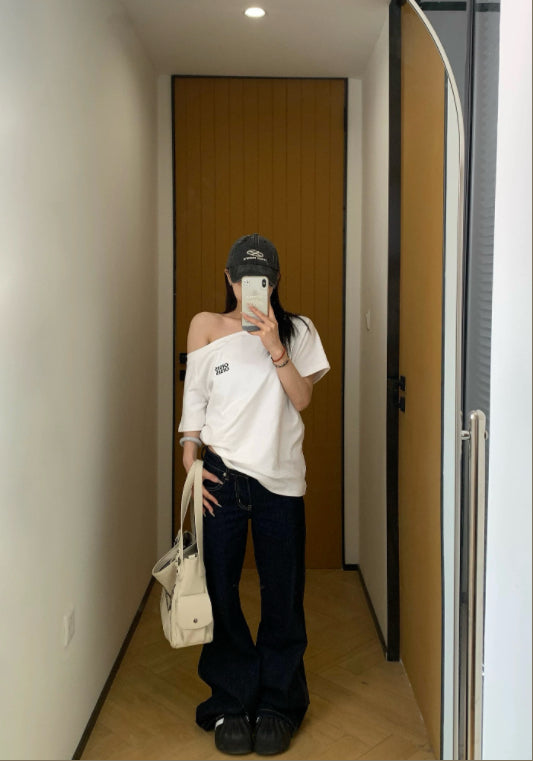 오프숄더 티셔츠