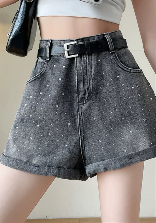 큐빅 데님 팬츠