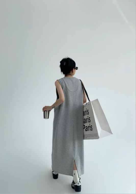 루즈핏 베스트 원피스