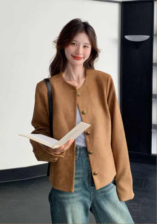 카키 자켓