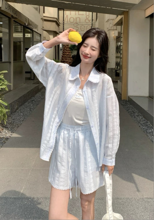 연블루 텐셀 투피스